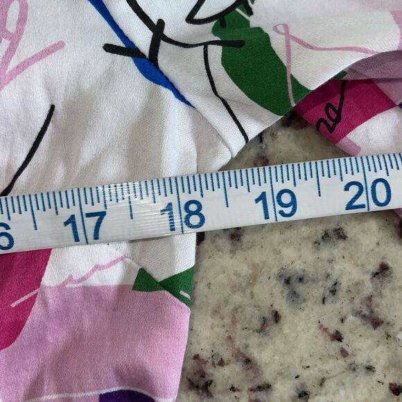 New York & Company Face-Print Double-Button Secret Button Ny&C Madison Shirt Sma - Picture 7 of 9